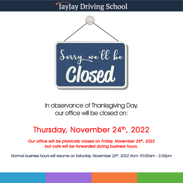 JayJay – Sorry we are closed